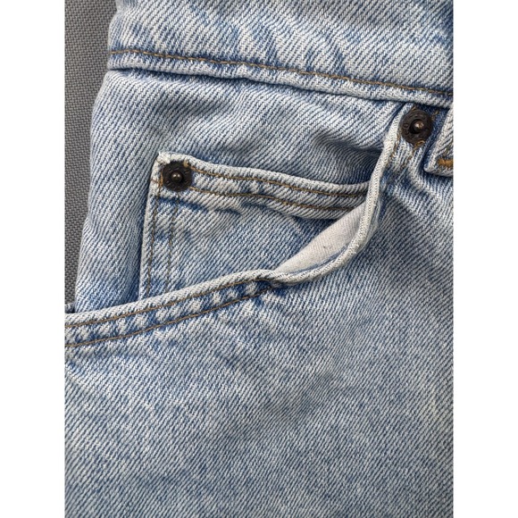 Levis 560 Vintage Student Fit Jeans Light Wash Orange Tab 25x29 High Rise 90s - Picture 8 of 13